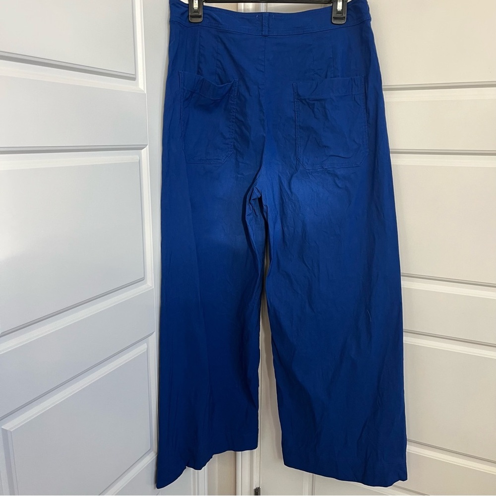 Maeve Wide Leg Pants in Cobalt Blue - Picture 5 of 8